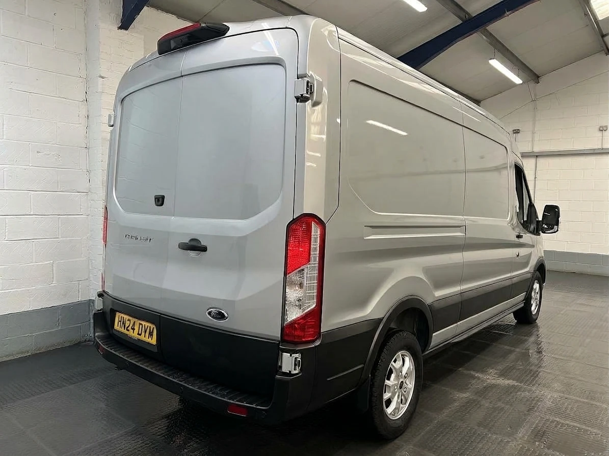 2024 Ford Transit Panel Van — rear three-quarter view