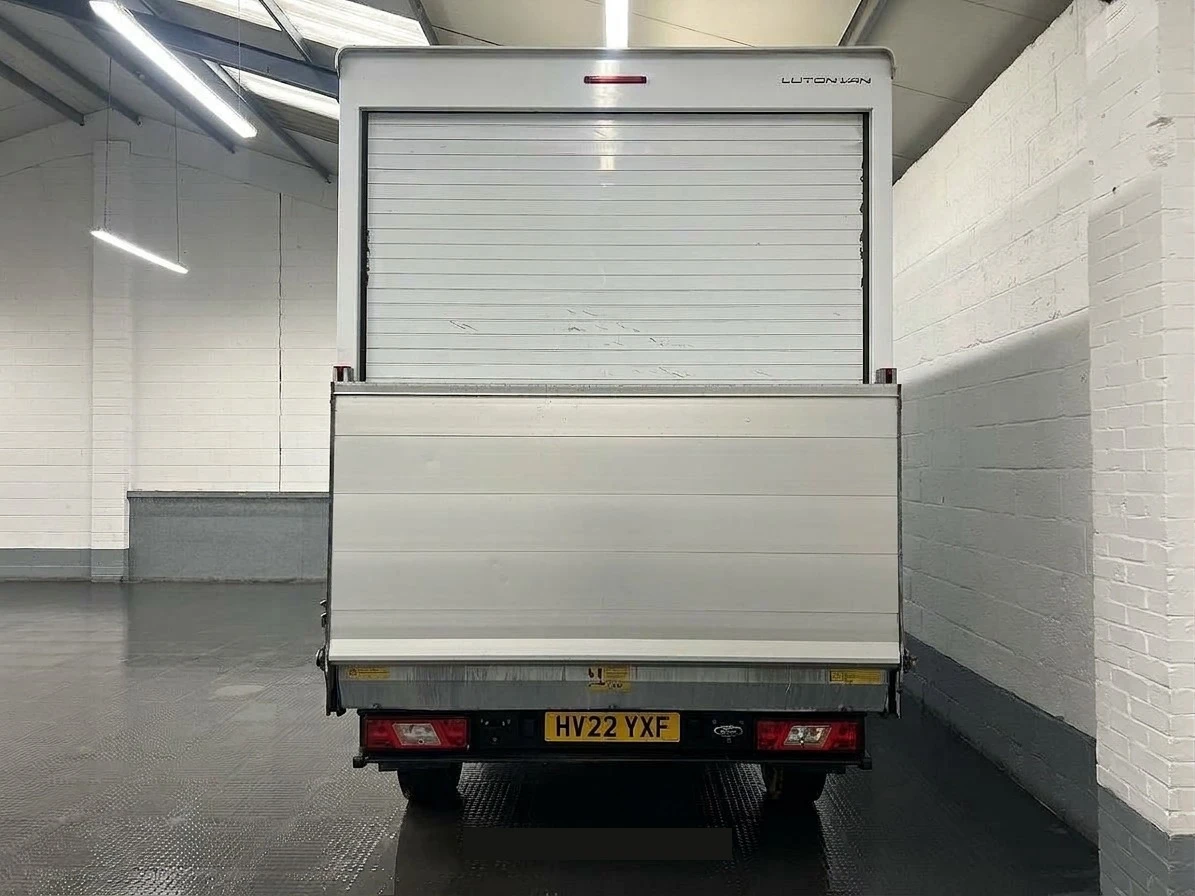 2022 Ford Transit Luton Box Van — rear view
