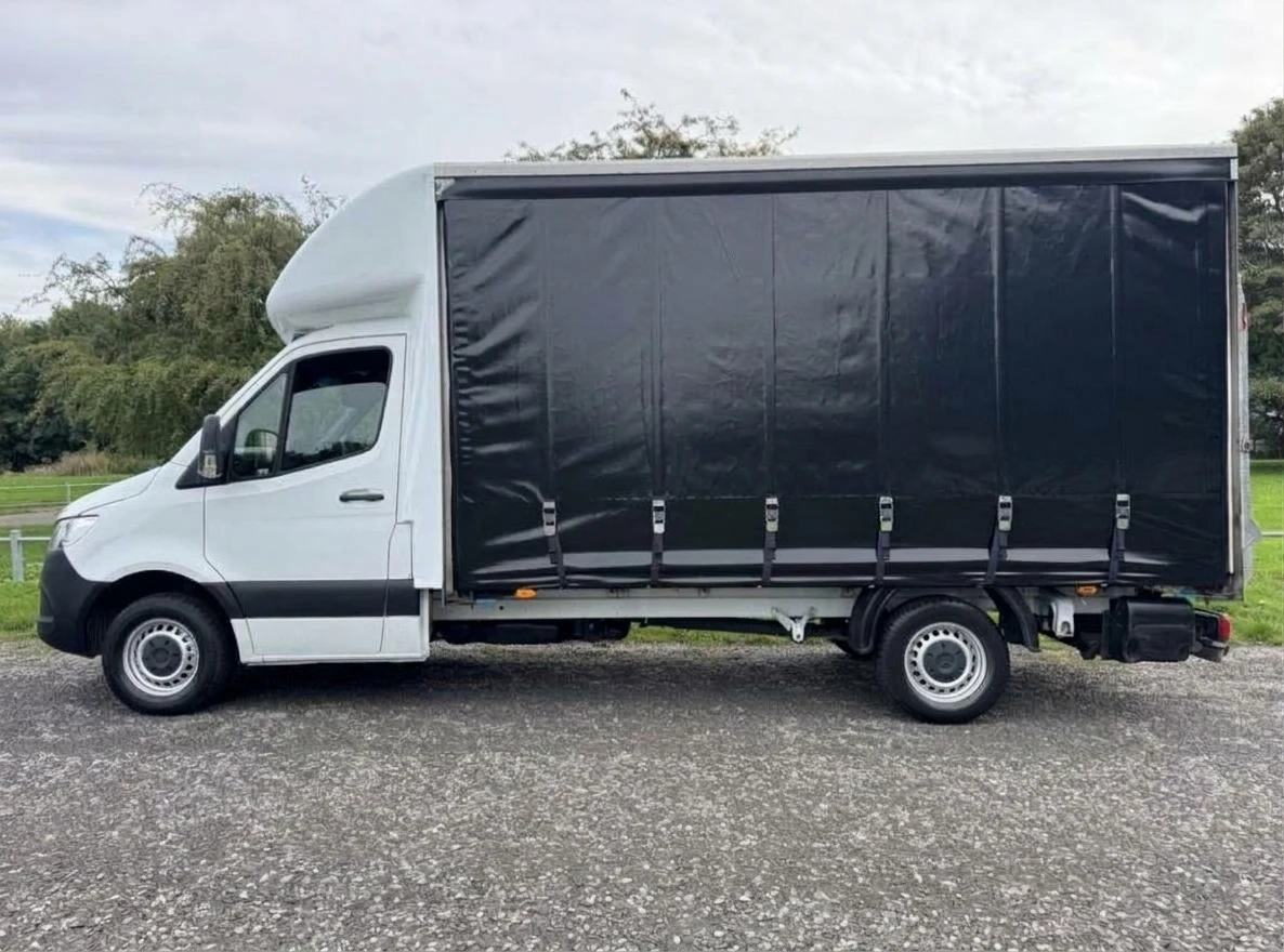 2022 Mercedes-Benz Sprinter CurtainSider Van — side view