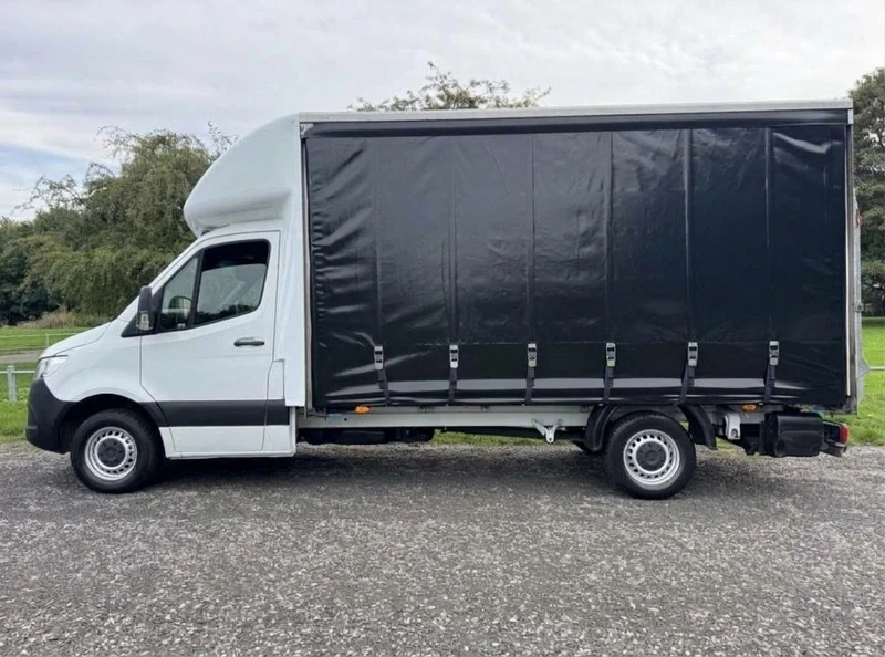 2022 Mercedes-Benz Sprinter CurtainSider Van — side view