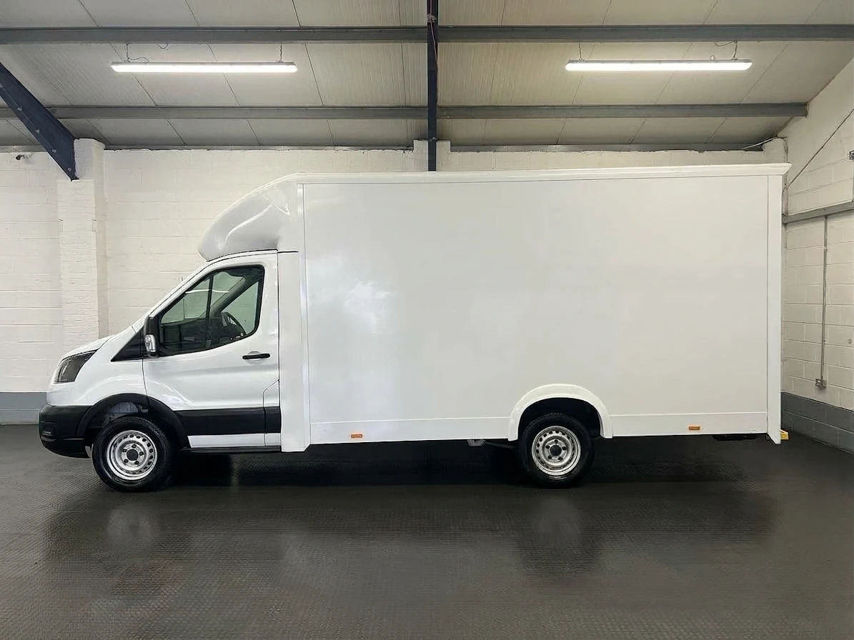 2023 Ford Transit Luton Low Loader Van — side view