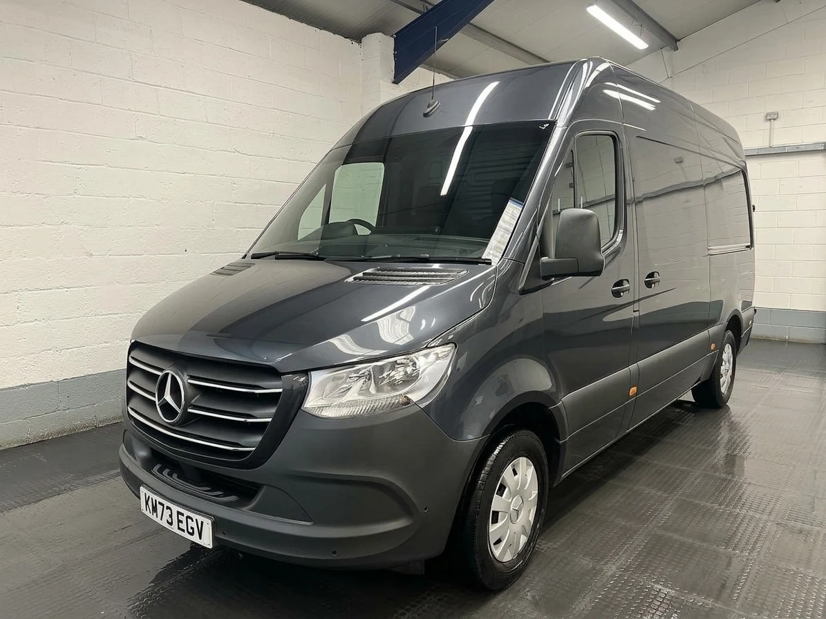 2023 Mercedes-Benz Sprinter High Roof Panel Van — front three-quarter view