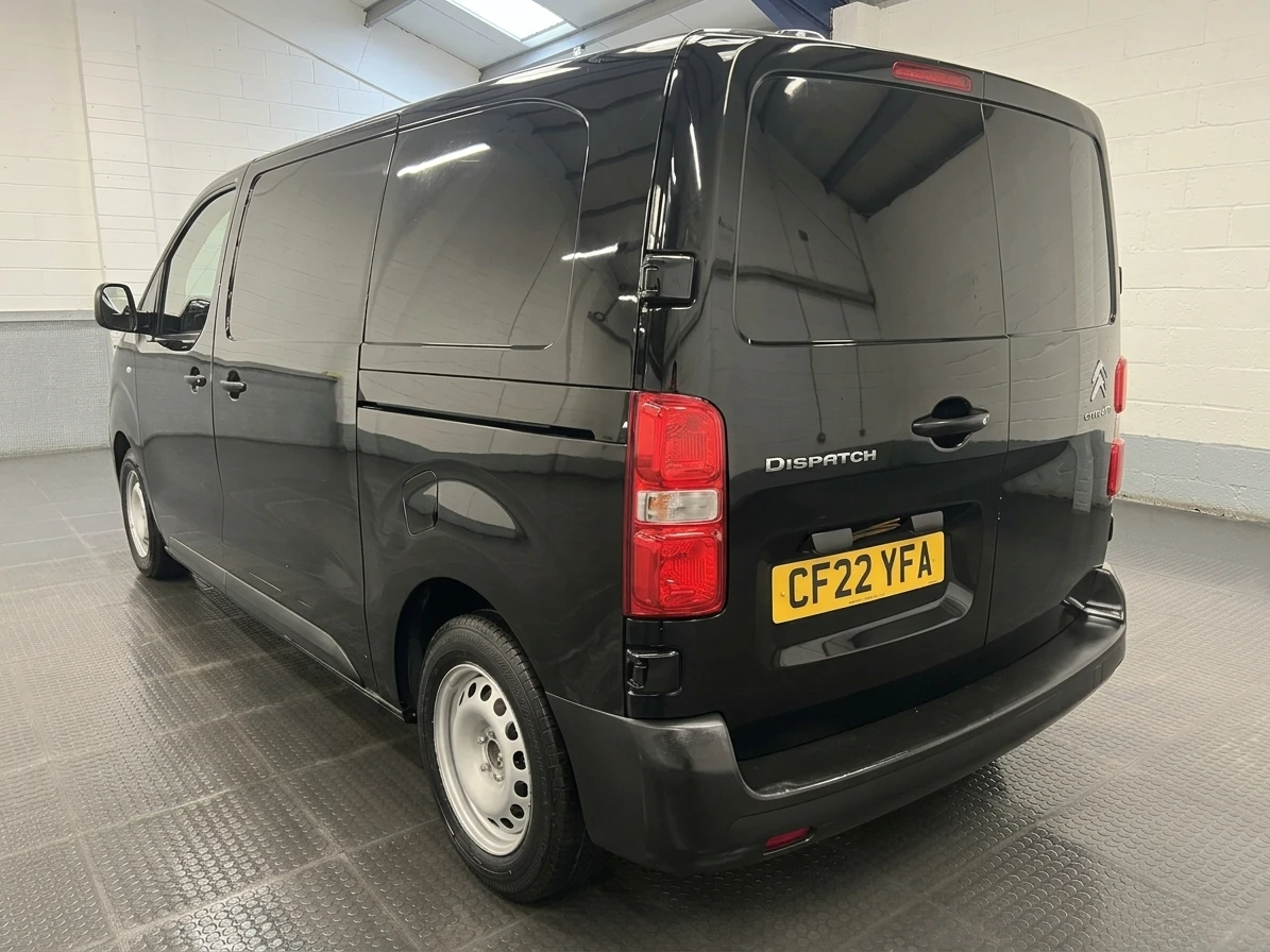2022 Citroen Dispatch Panel Van — rear three-quarter view