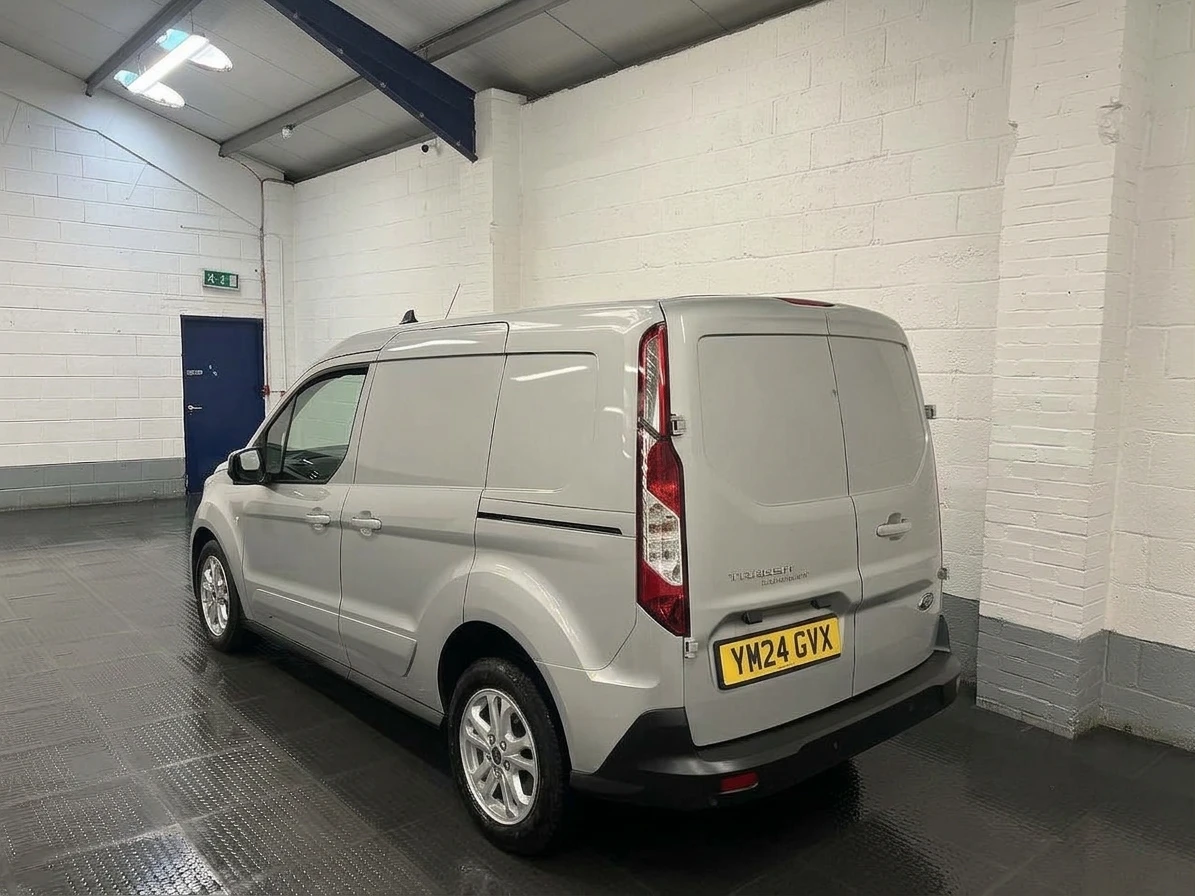 2024 Ford Transit Connect Panel Van — rear three-quarter view