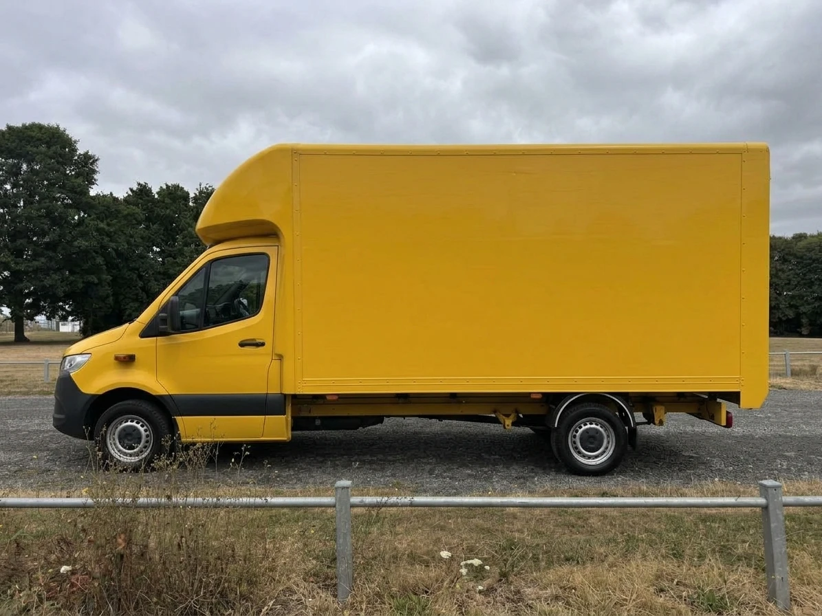 2020 Mercedes-Benz Sprinter Luton Box Van — side view