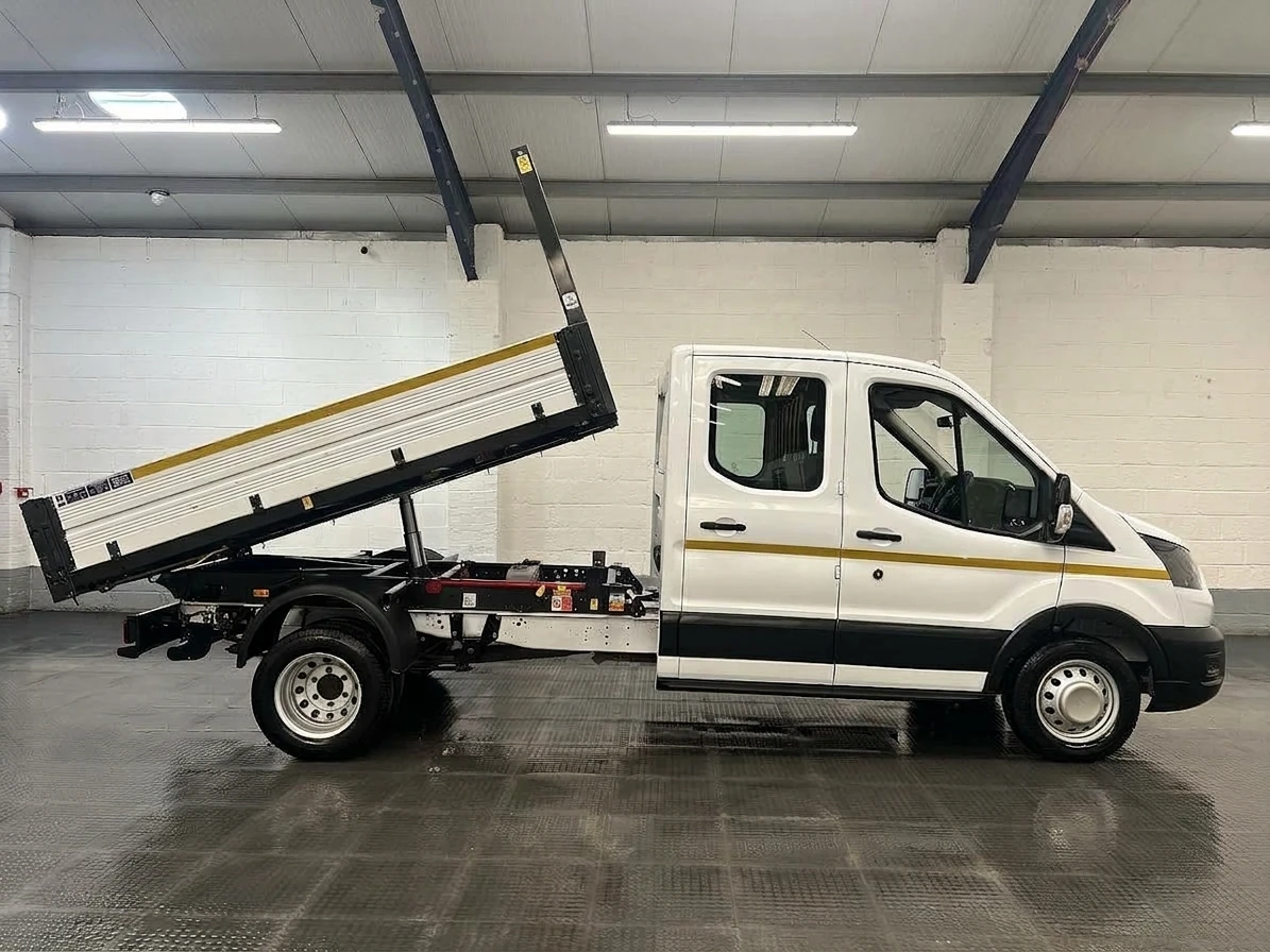 2023 Ford Transit Double Cab Tipper Van — side view