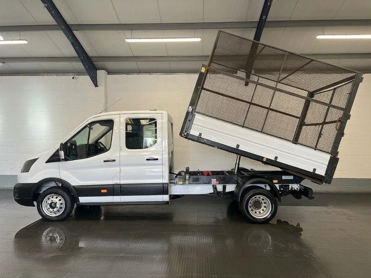 2021 Ford Transit Double Cab Tipper Van — side view