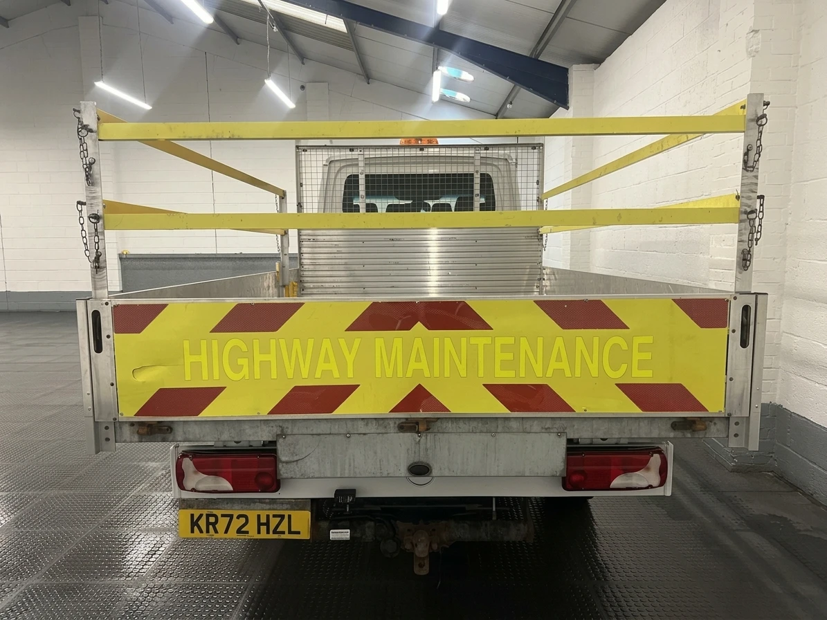 2023 Mercedes-Benz Sprinter Double Cab Dropside Van — rear view