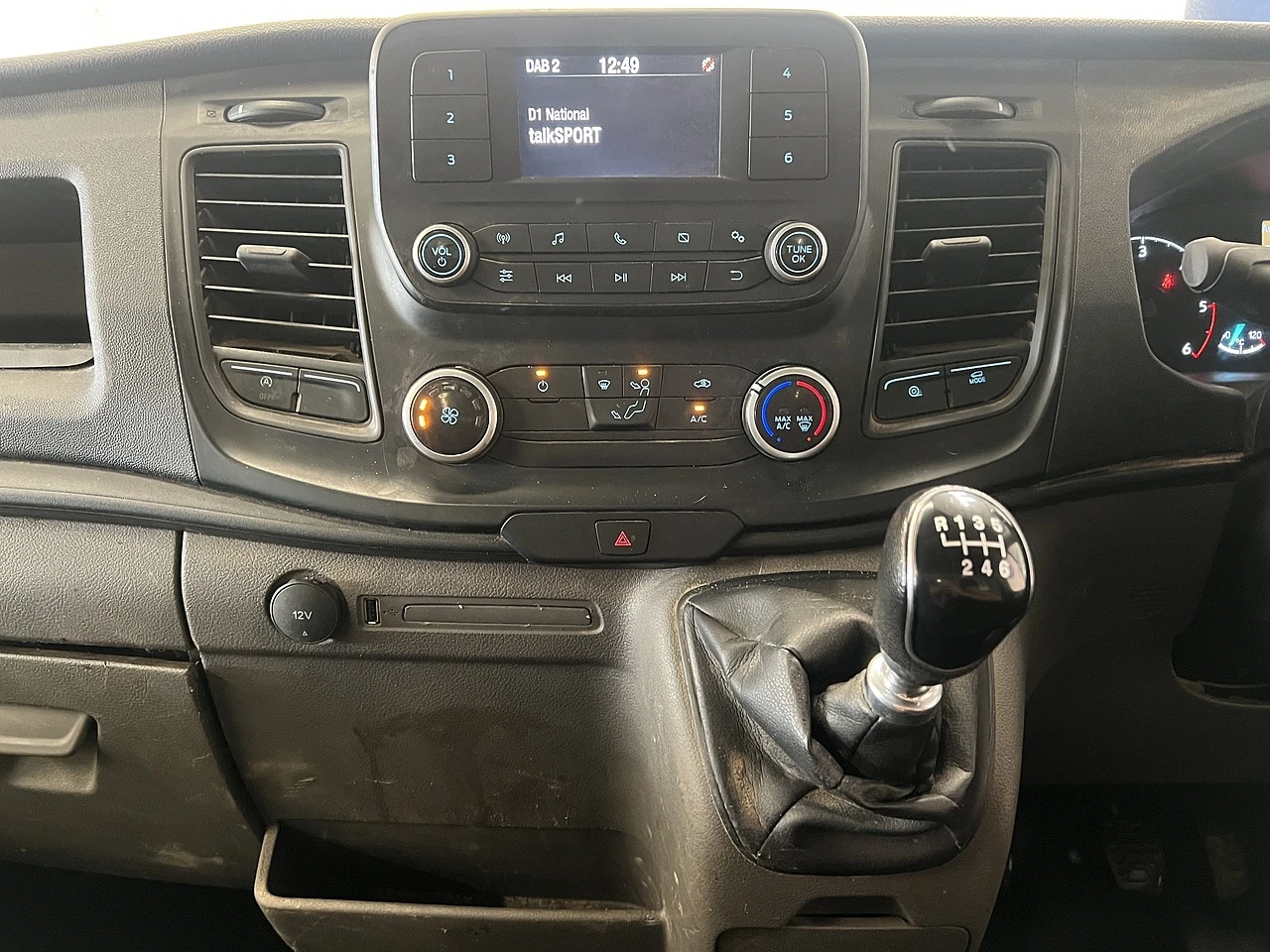 2022 Ford Transit Tipper Van — cab interior