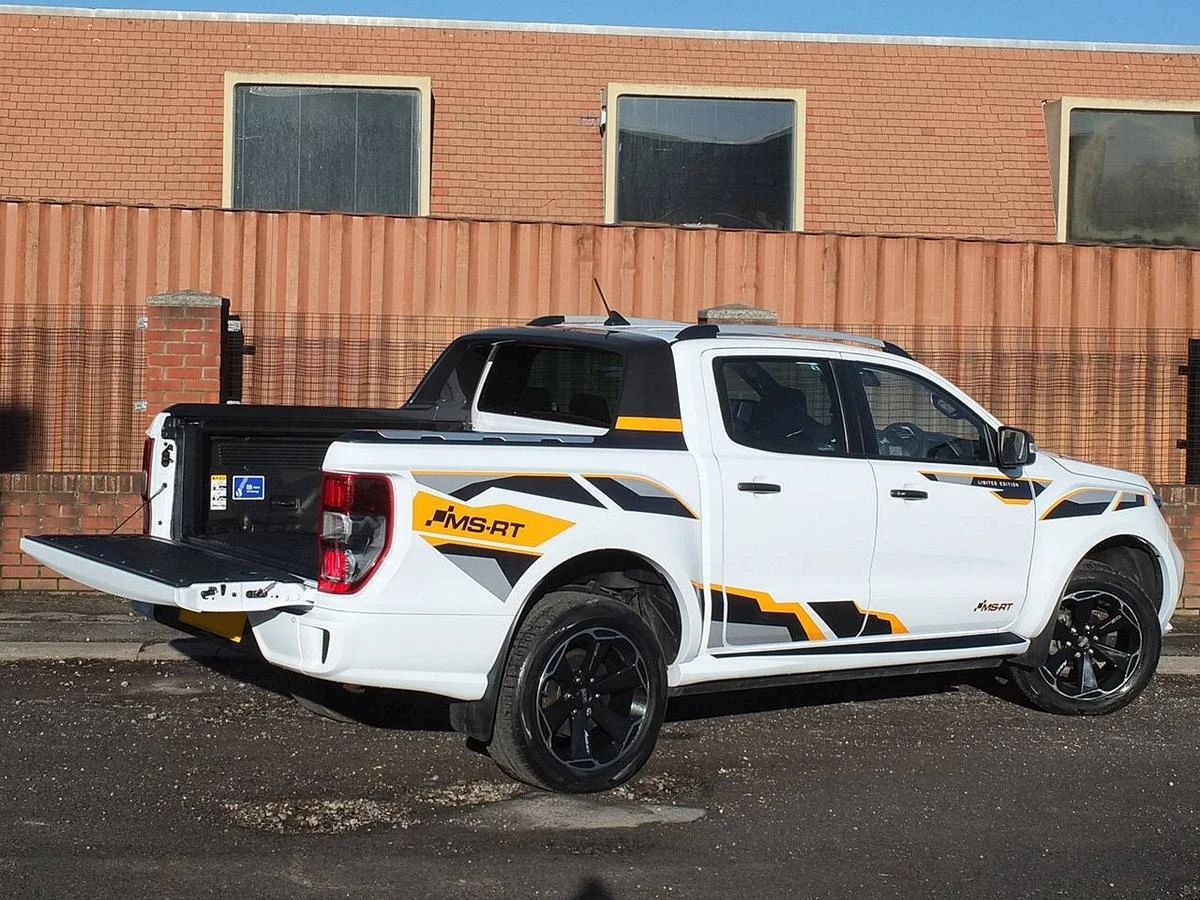 2023 Ford Ranger Double Cab PickUp Van — rear three-quarter view