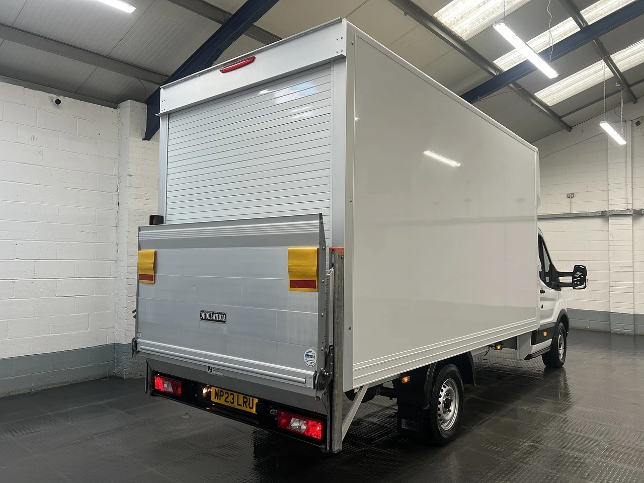 2023 Ford Transit Luton Box Van — rear three-quarter view