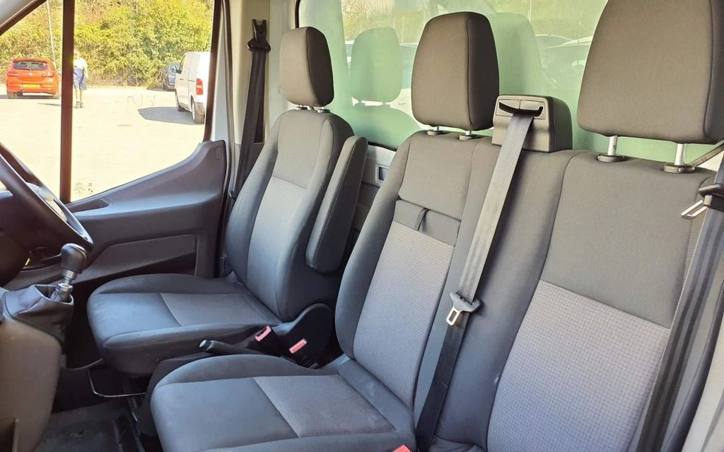 2022 Ford Transit Luton Box Van — cab interior