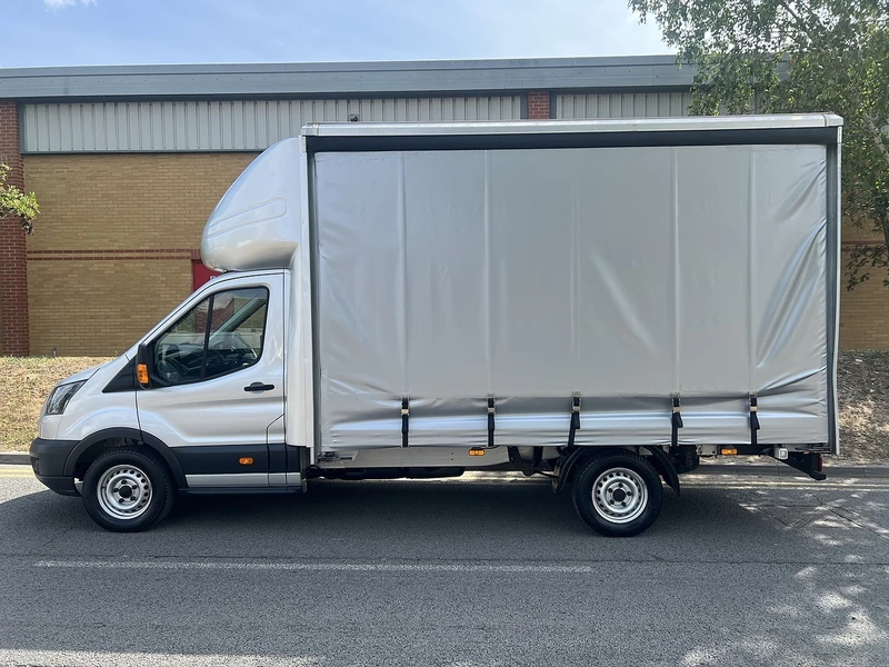 2019 Ford Transit CurtainSider Van — side view