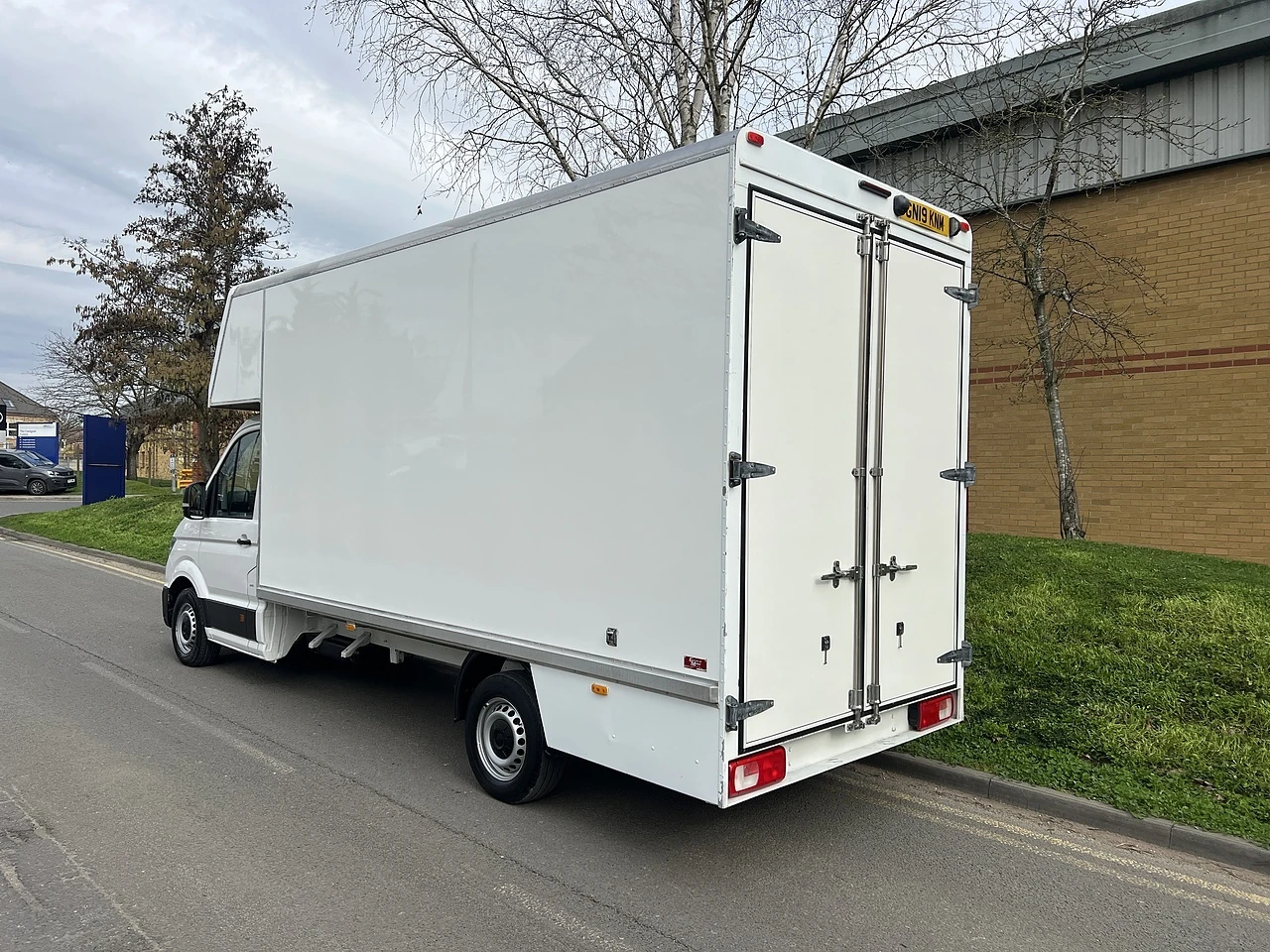 2019 Volkswagen Crafter Luton Low Loader Van — rear three-quarter view