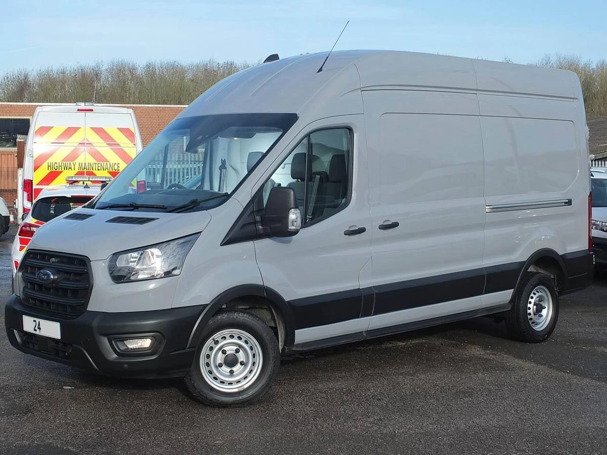 2024 Ford Transit High Roof Panel Van — front three-quarter view