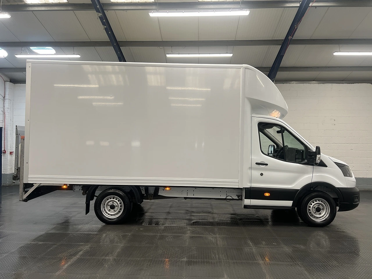 2023 Ford Transit Luton Box Van — side view