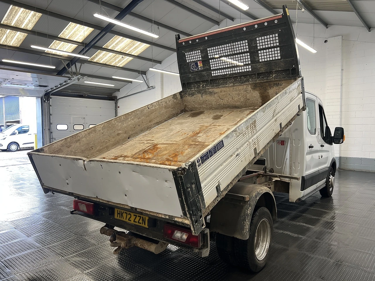 2023 Ford Transit Double Cab Tipper Van — rear three-quarter view