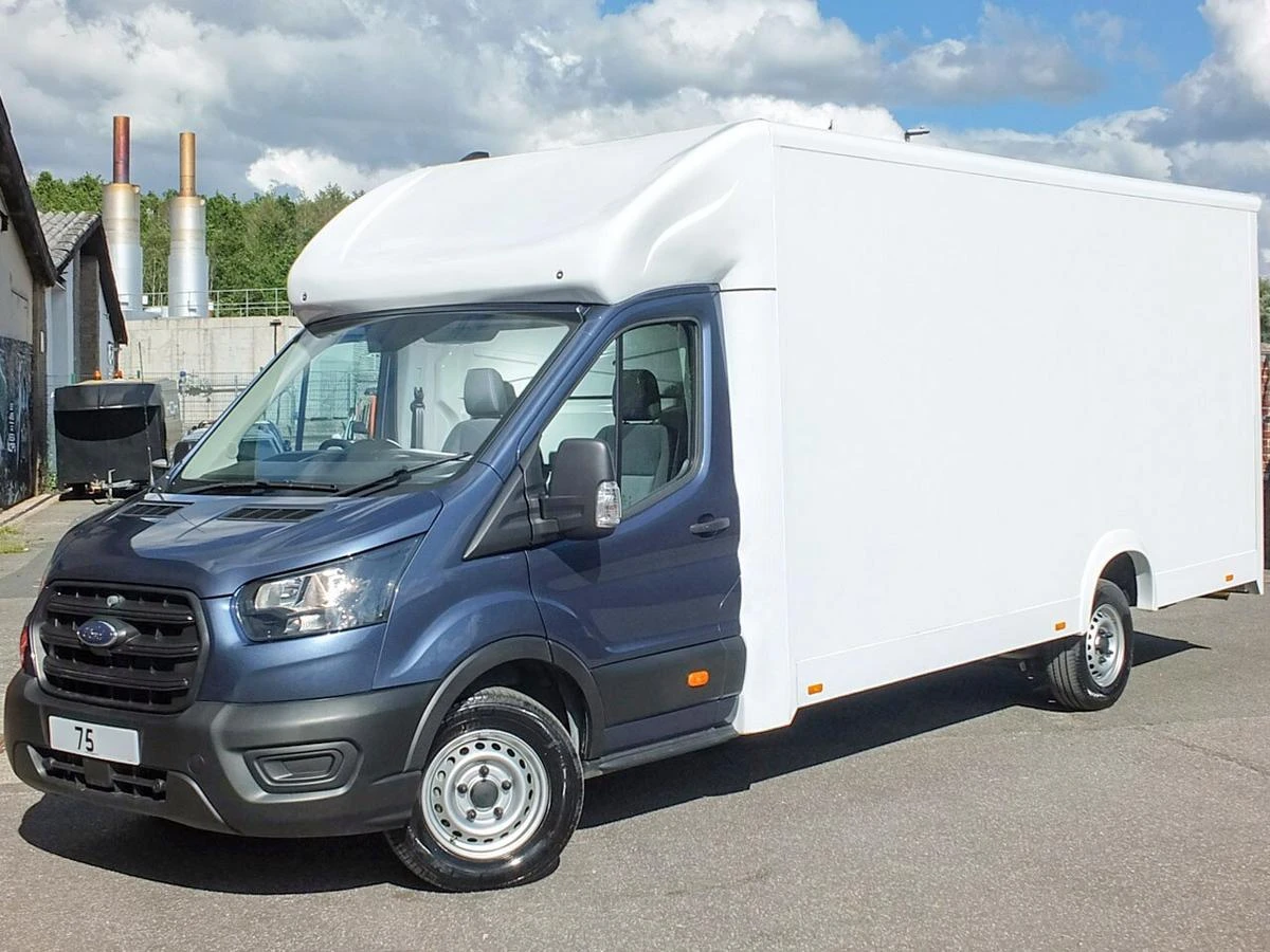 2025 Ford Transit Luton Low Loader Van — front three-quarter view