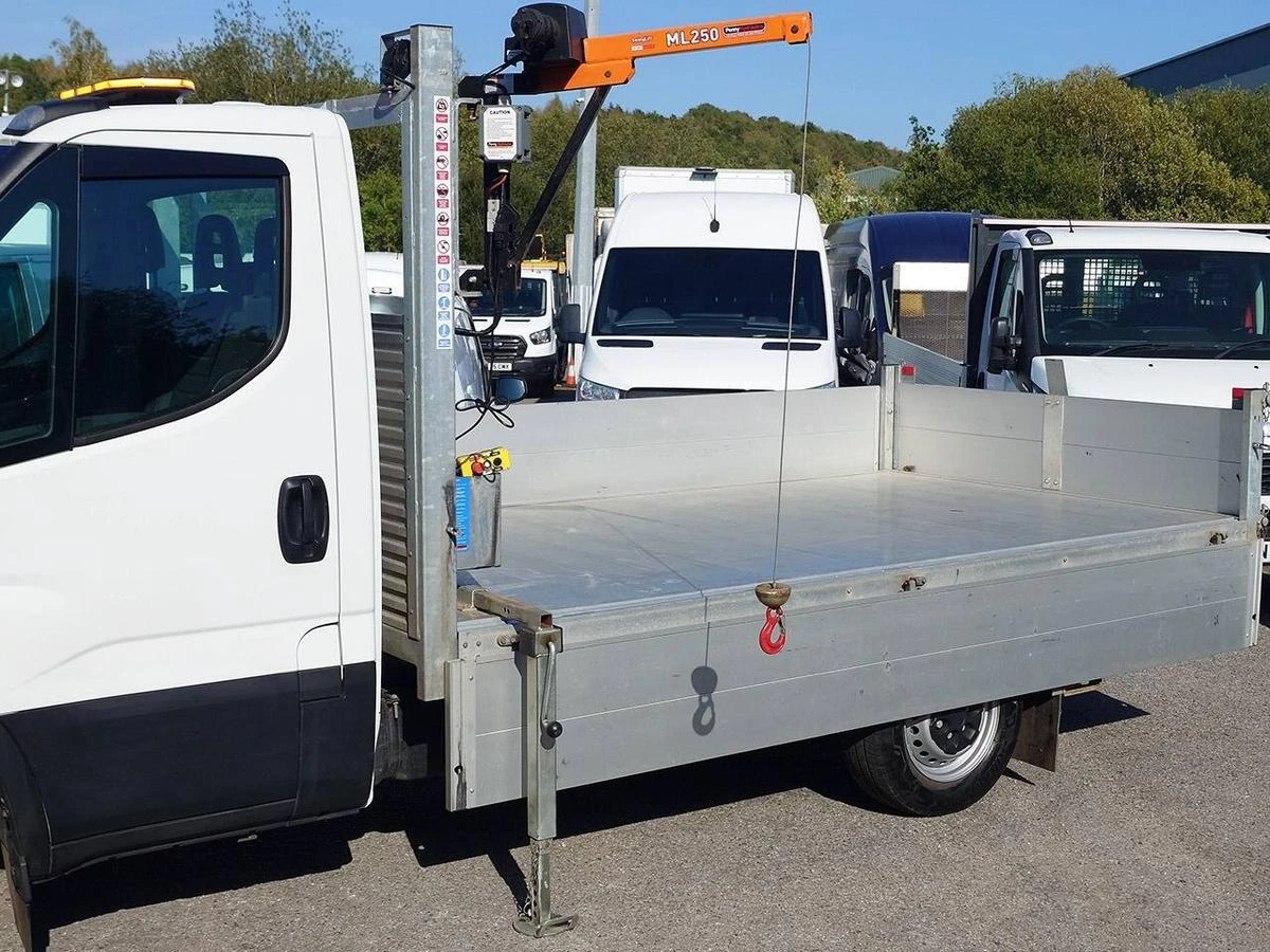 2025 Iveco Daily Tipper Van — rear three-quarter view