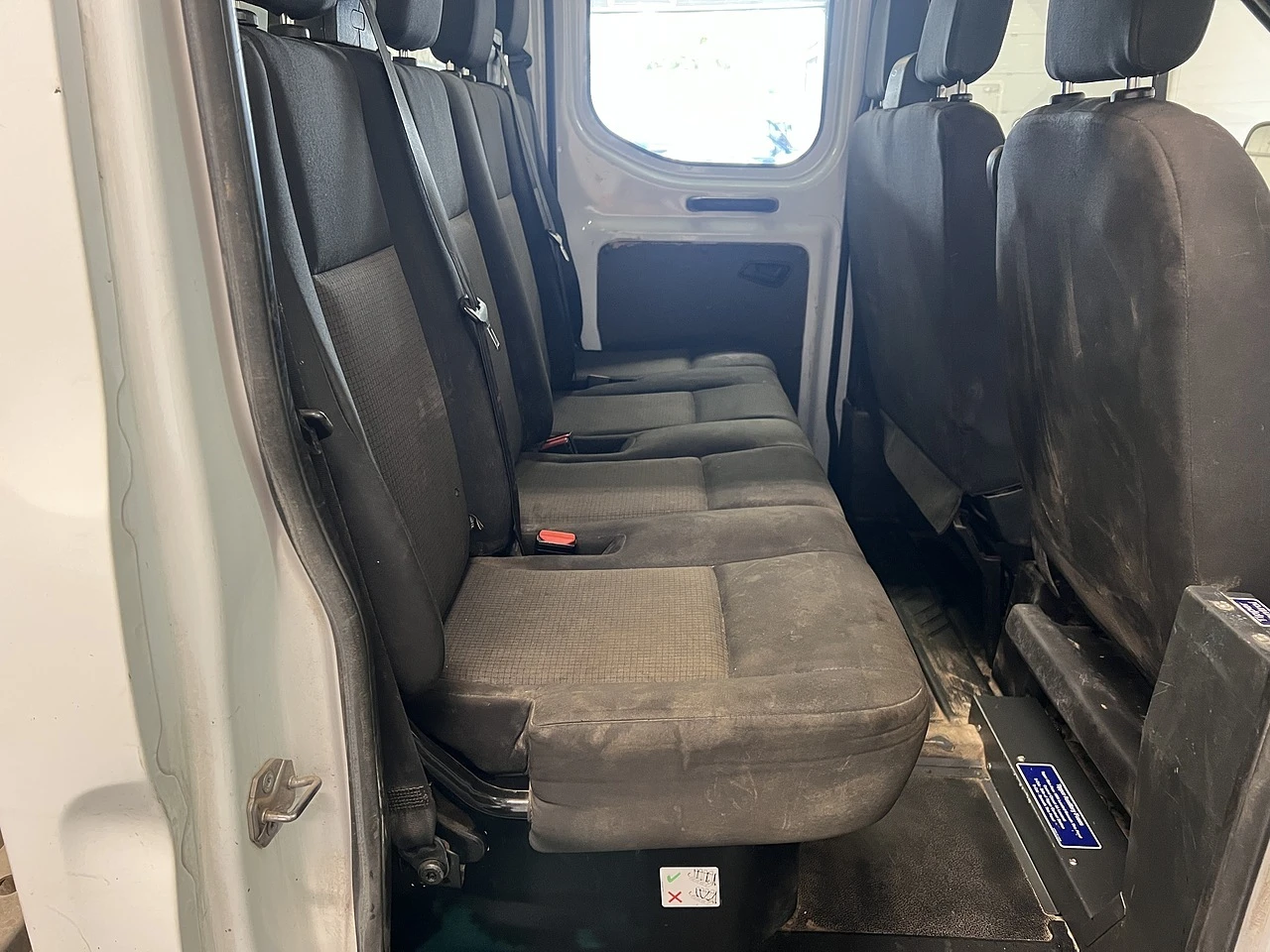 2023 Ford Transit Double Cab Tipper Van — cab interior