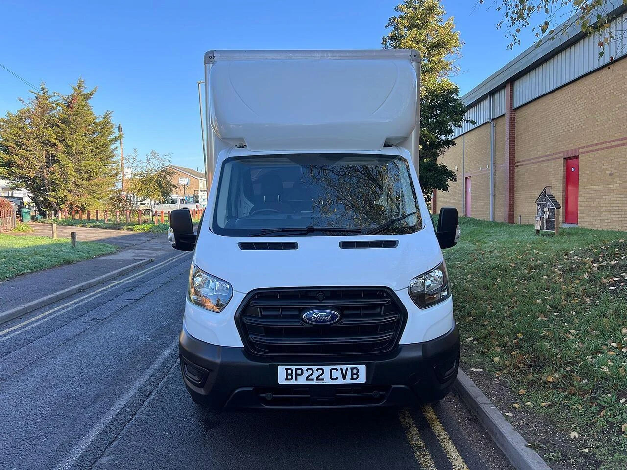 2022 Ford Transit Luton Box Van — front view