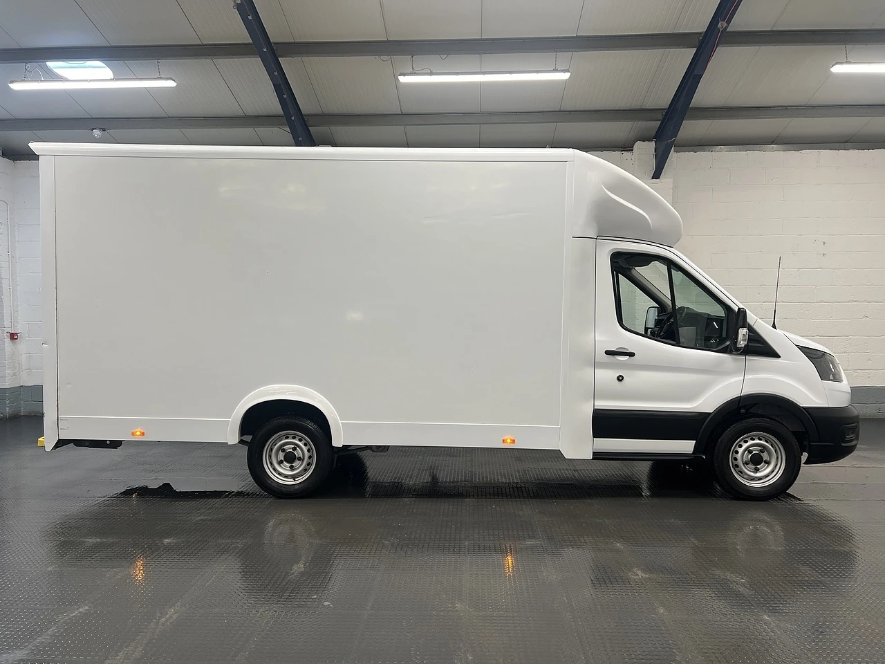 2022 Ford Transit Luton Low Loader Van — side view