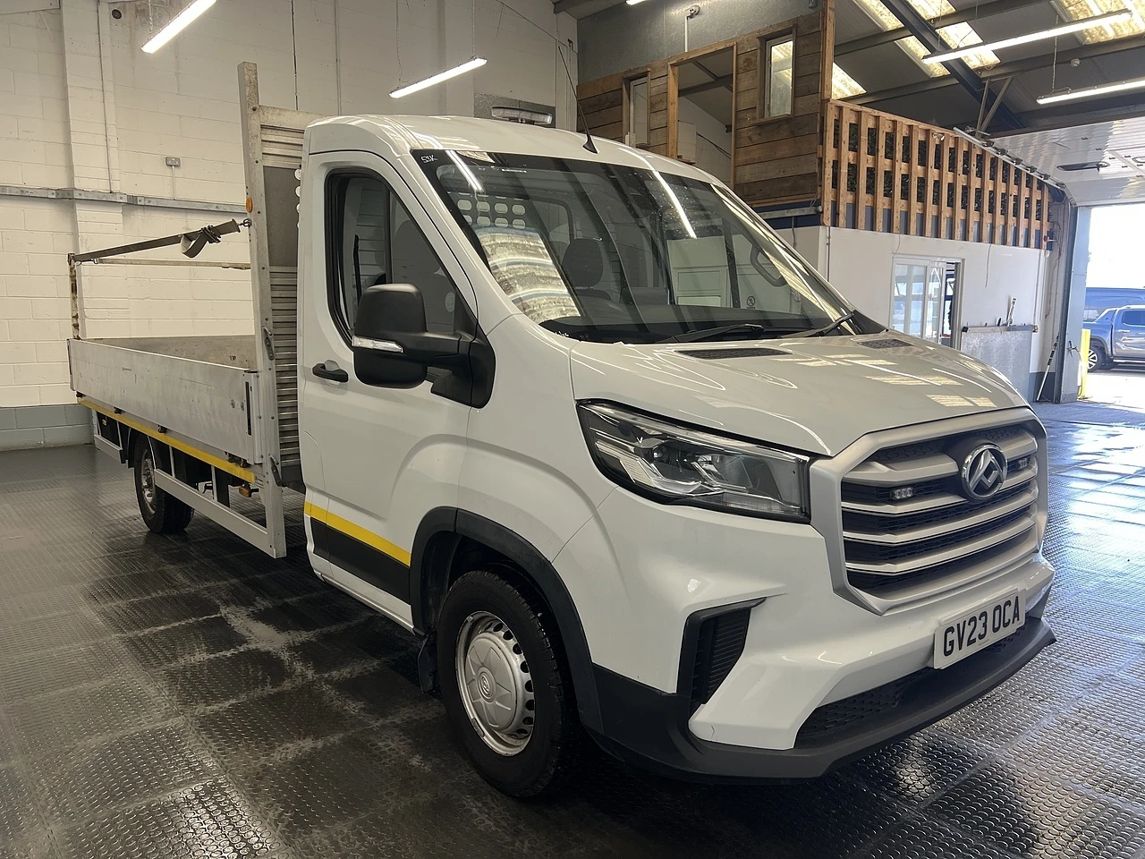 2023 Maxus Deliver 9 Dropside Van — front three-quarter view