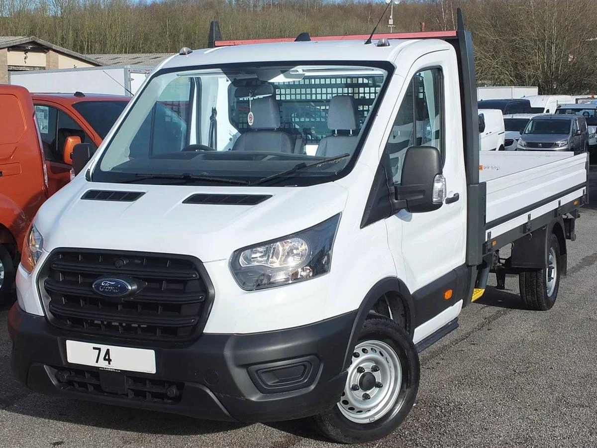 2024 Ford Transit Dropside Van — front three-quarter view