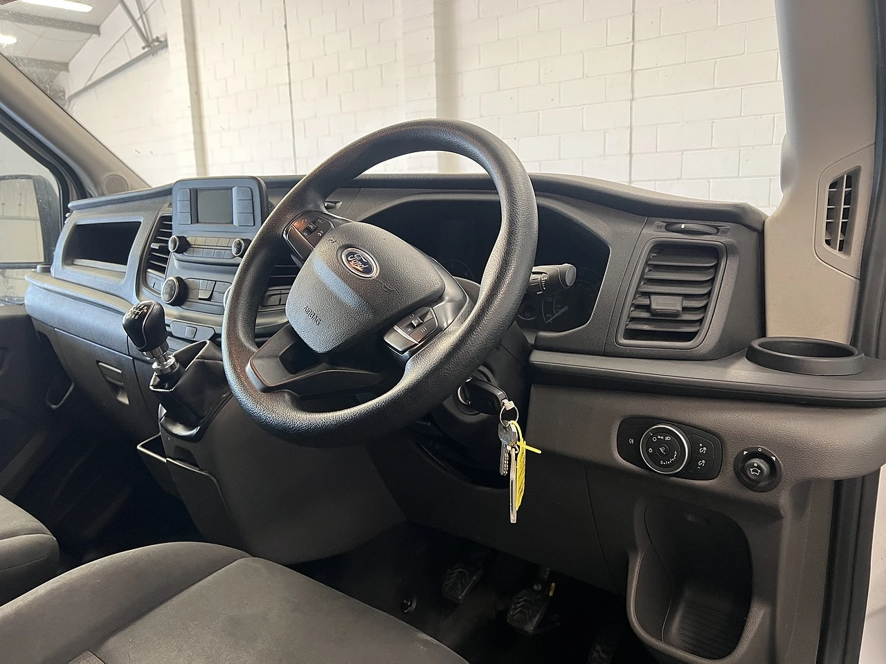 2022 Ford Transit Luton Box Van — cab interior