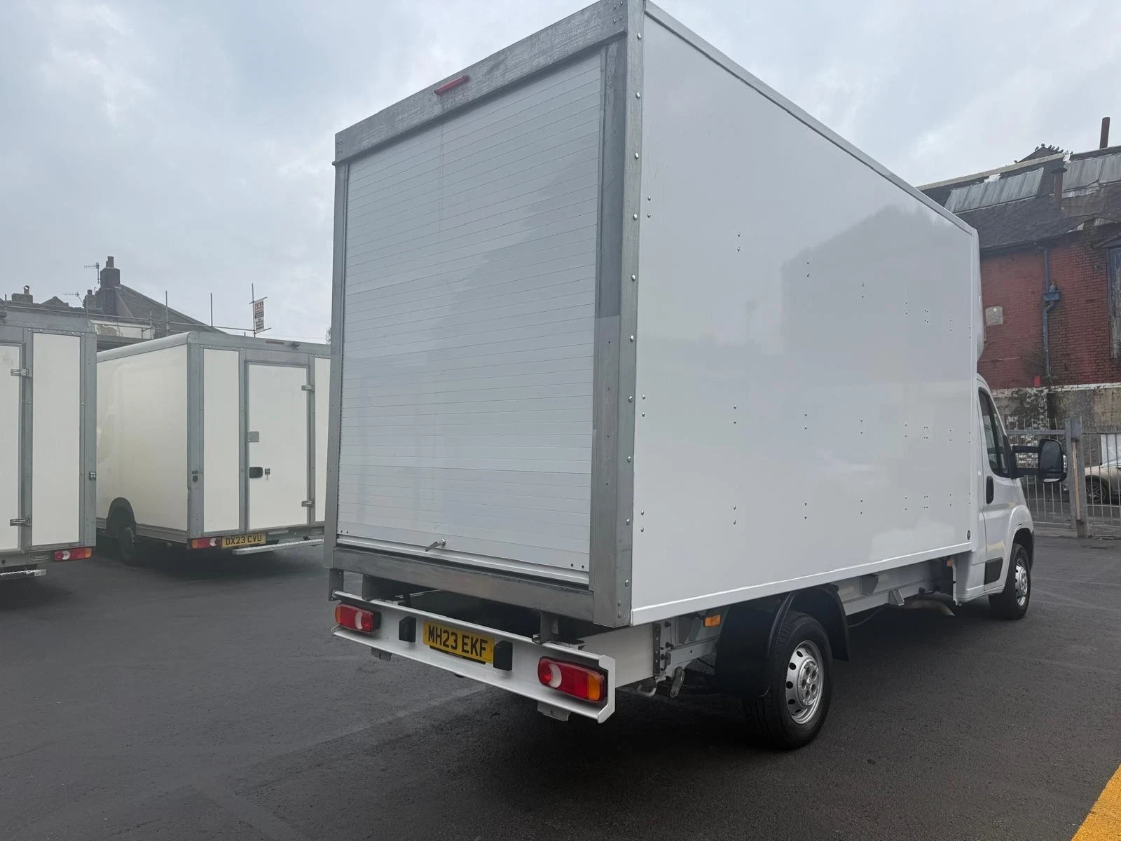 2023 Peugeot Boxer Luton Box Van — rear three-quarter view