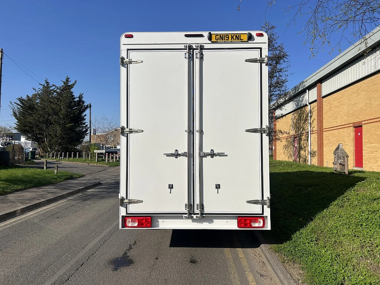 2019 Volkswagen Crafter Luton Low Loader Van — rear view