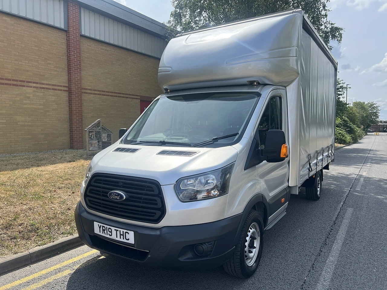 2019 Ford Transit CurtainSider Van — front three-quarter view