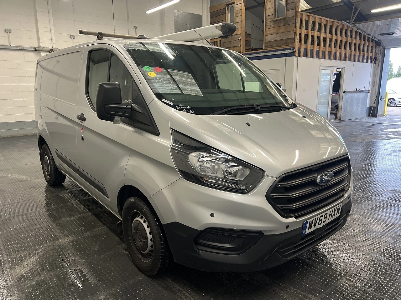 2019 Ford Transit Custom Panel Van — front three-quarter view