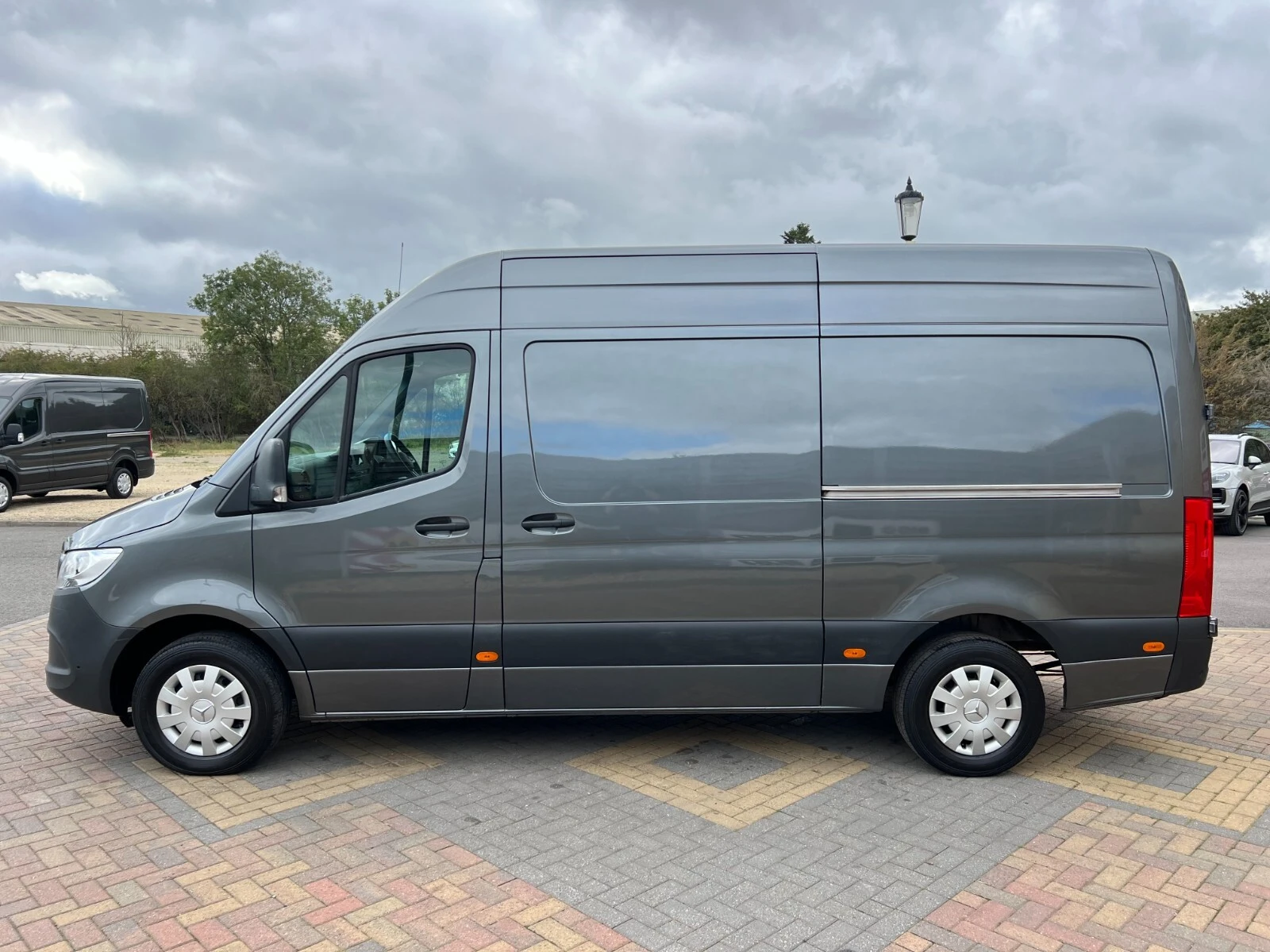 2023 Mercedes-Benz Sprinter High Roof Panel Van — rear three-quarter view