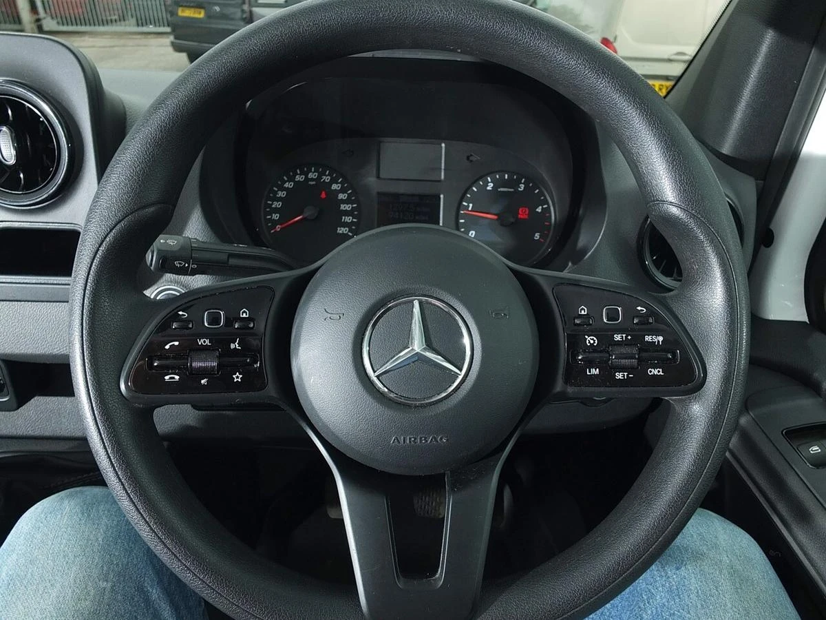2023 Mercedes-Benz Sprinter CurtainSider Van — cab interior