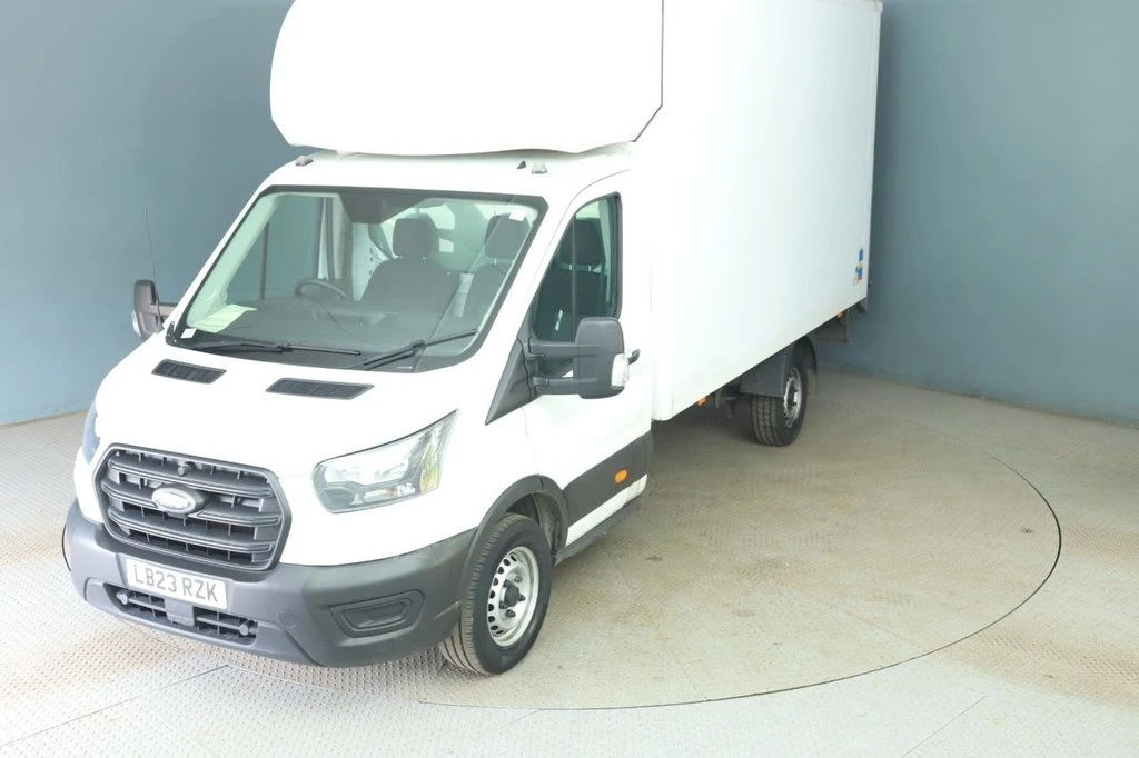 2023 Ford Transit Luton Box Van — front three-quarter view