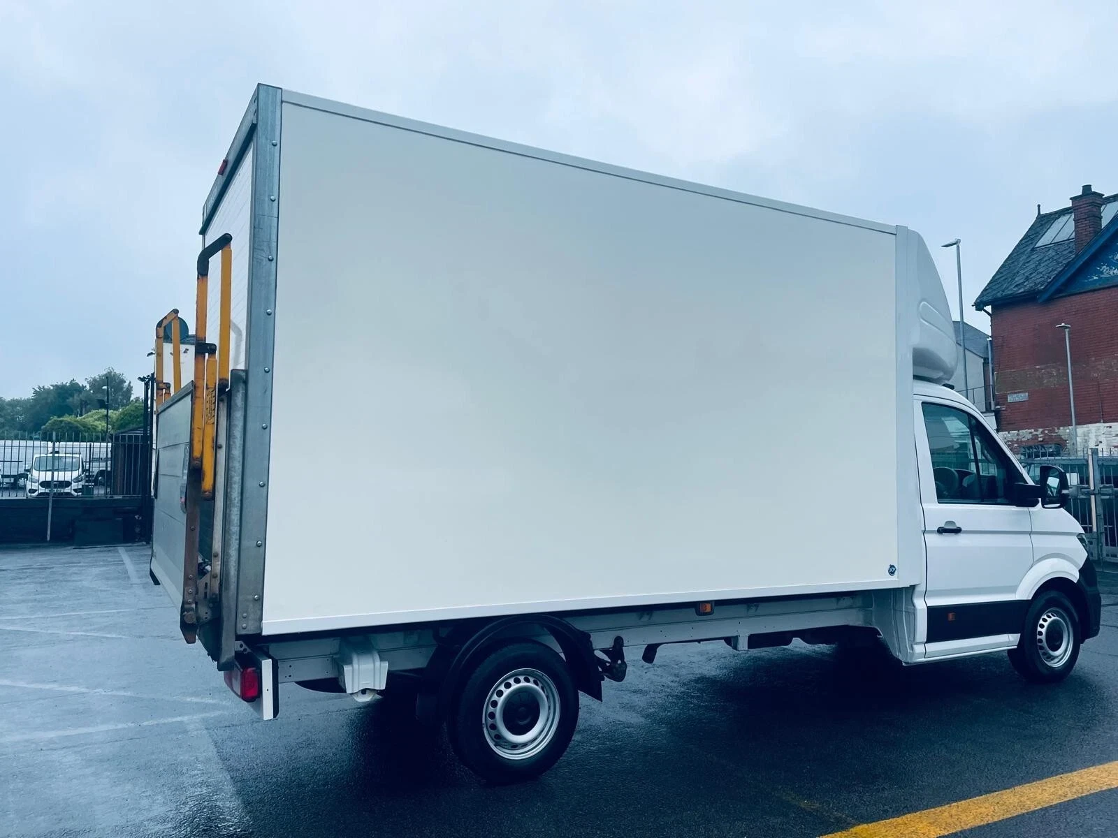 2021 Volkswagen Crafter Luton Box Van — rear three-quarter view