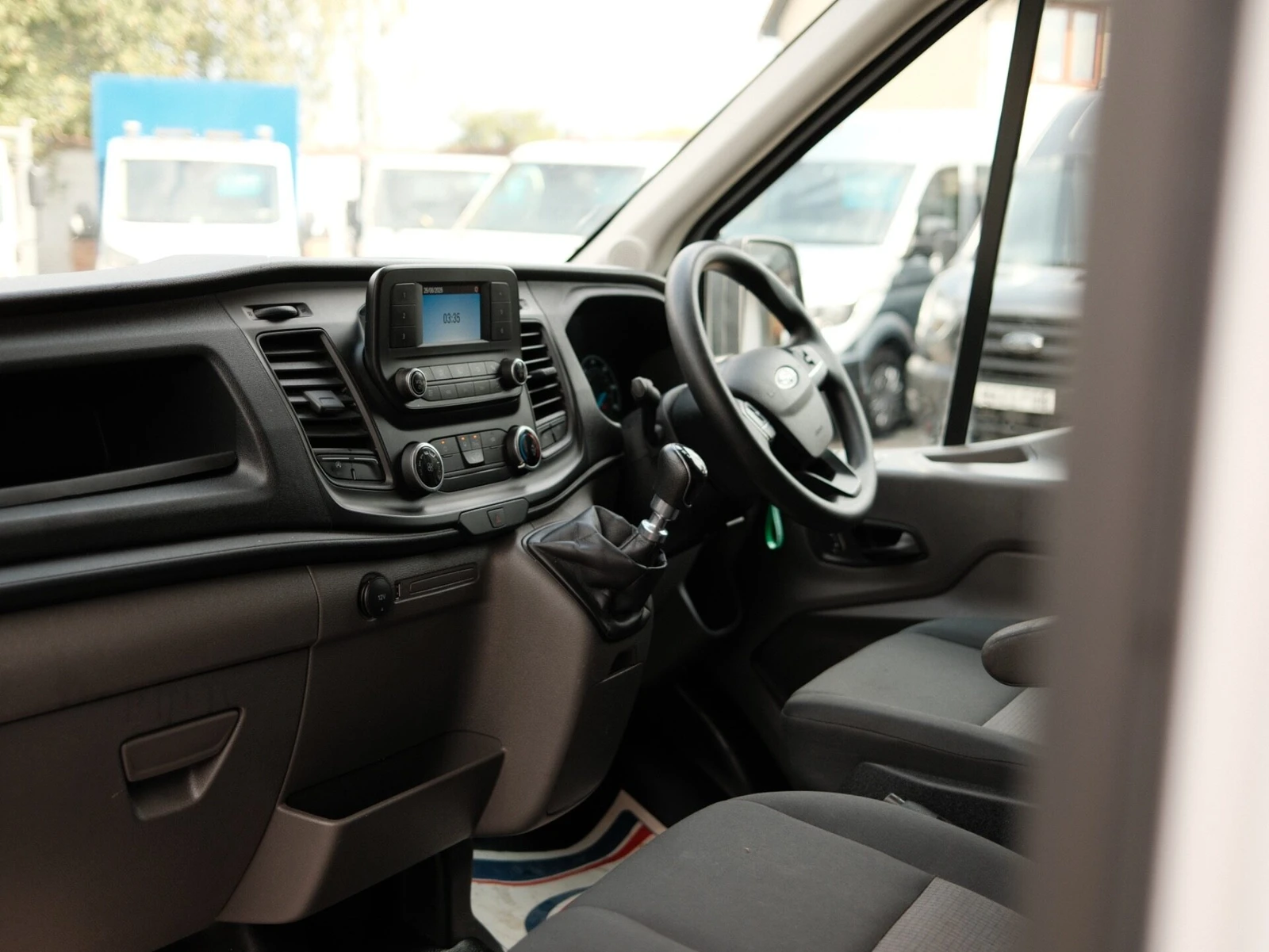 2022 Ford Transit CurtainSider Van — cab interior