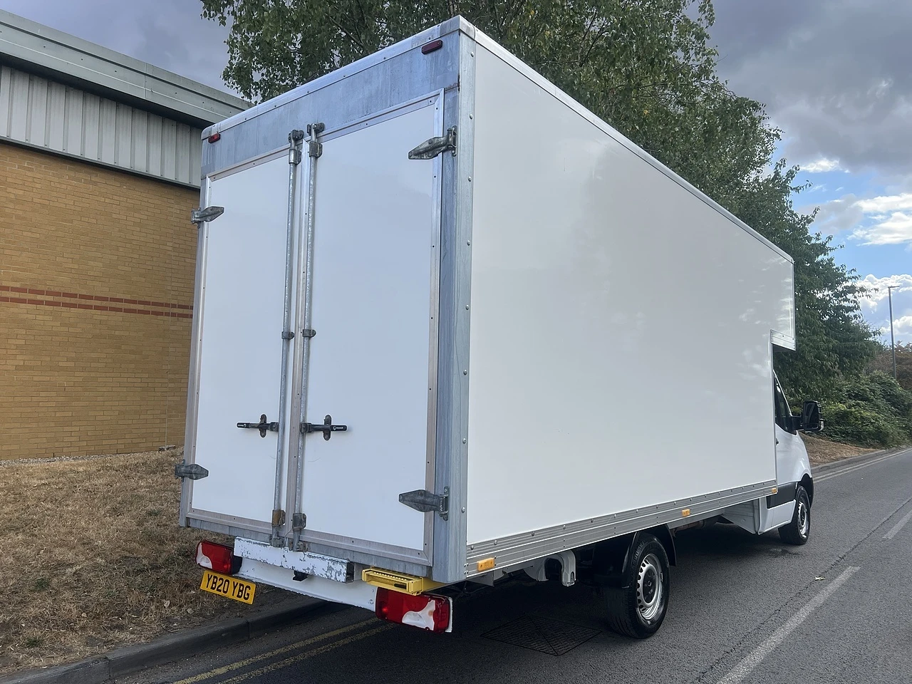 2020 Mercedes-Benz Sprinter Luton Box Van — rear three-quarter view