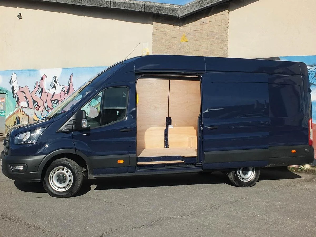 2025 Ford Transit High Roof Panel Van — side view