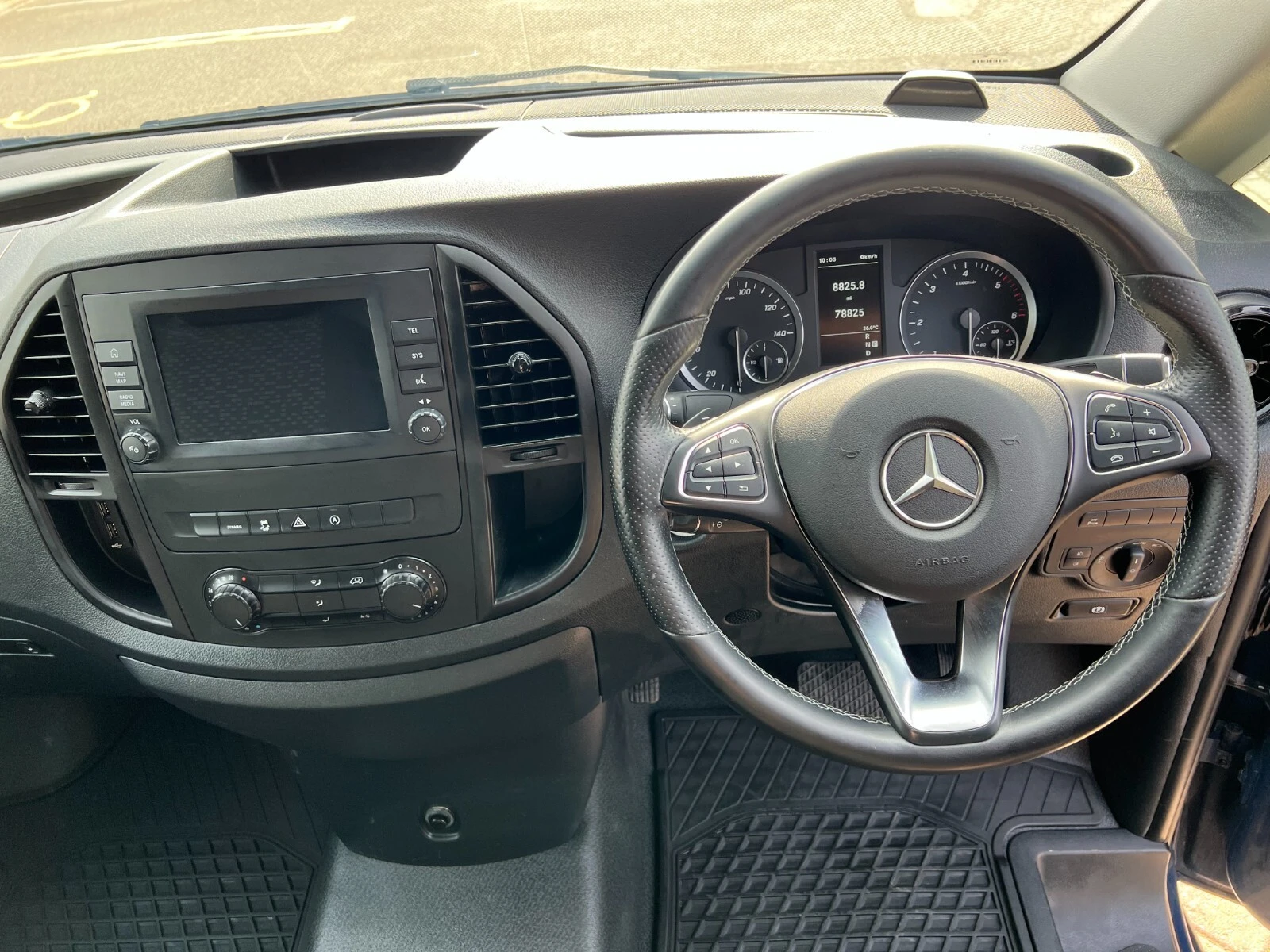 2023 Mercedes-Benz Vito Panel Van — cab interior