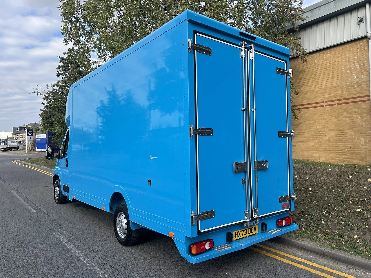 2023 Peugeot Boxer Luton Low Loader Van — rear three-quarter view