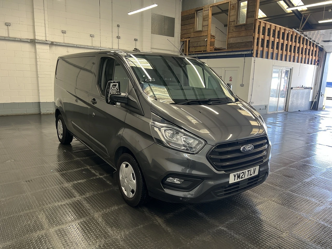 2021 Ford Transit Custom Panel Van — front three-quarter view