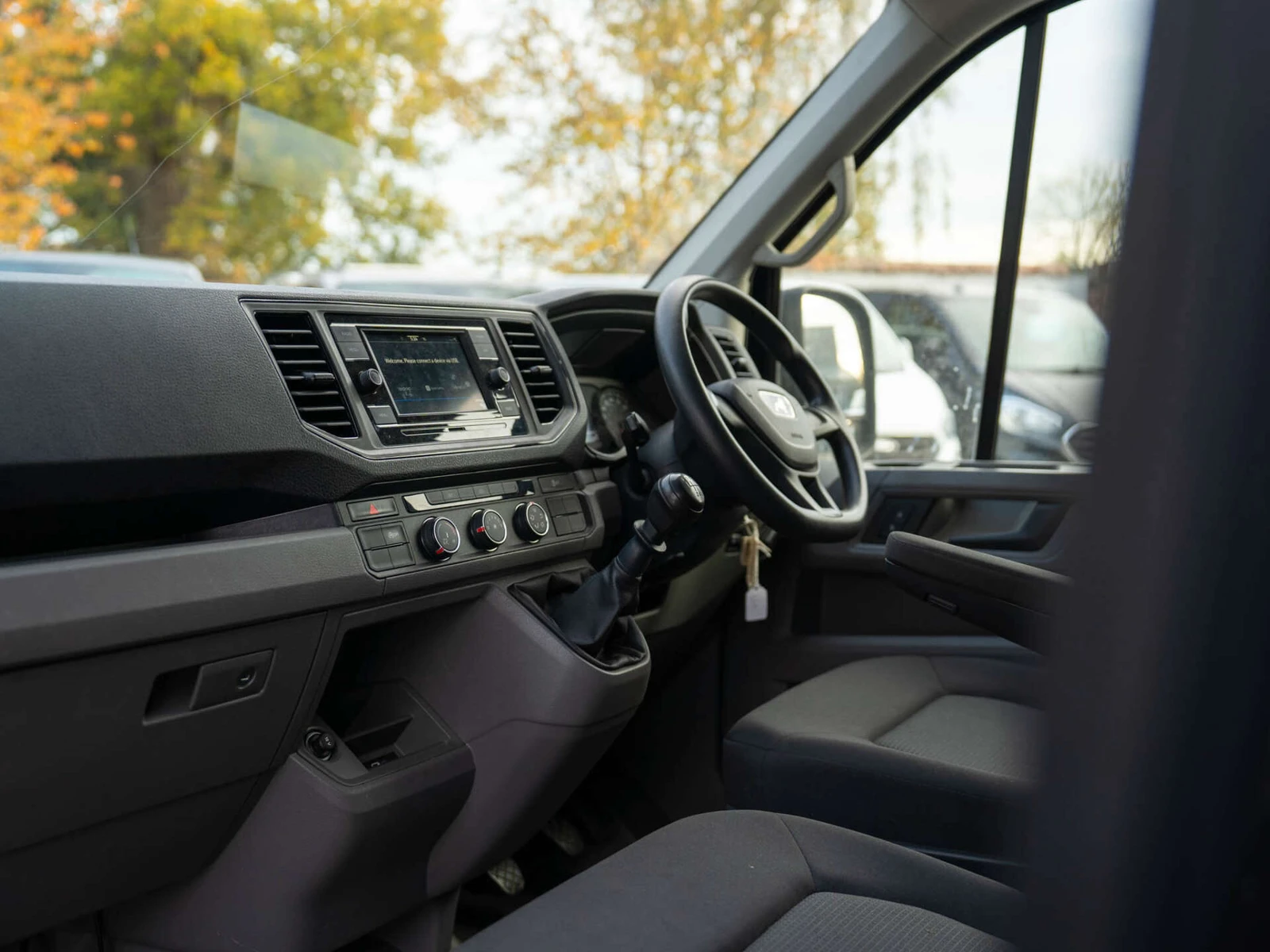 2022 MAN TGE CurtainSider Van — cab interior