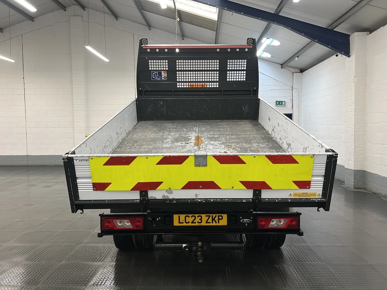2023 Ford Transit Double Cab Tipper Van — rear view