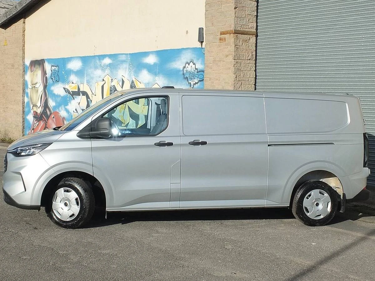 2024 Ford Transit Custom Panel Van — front three-quarter view