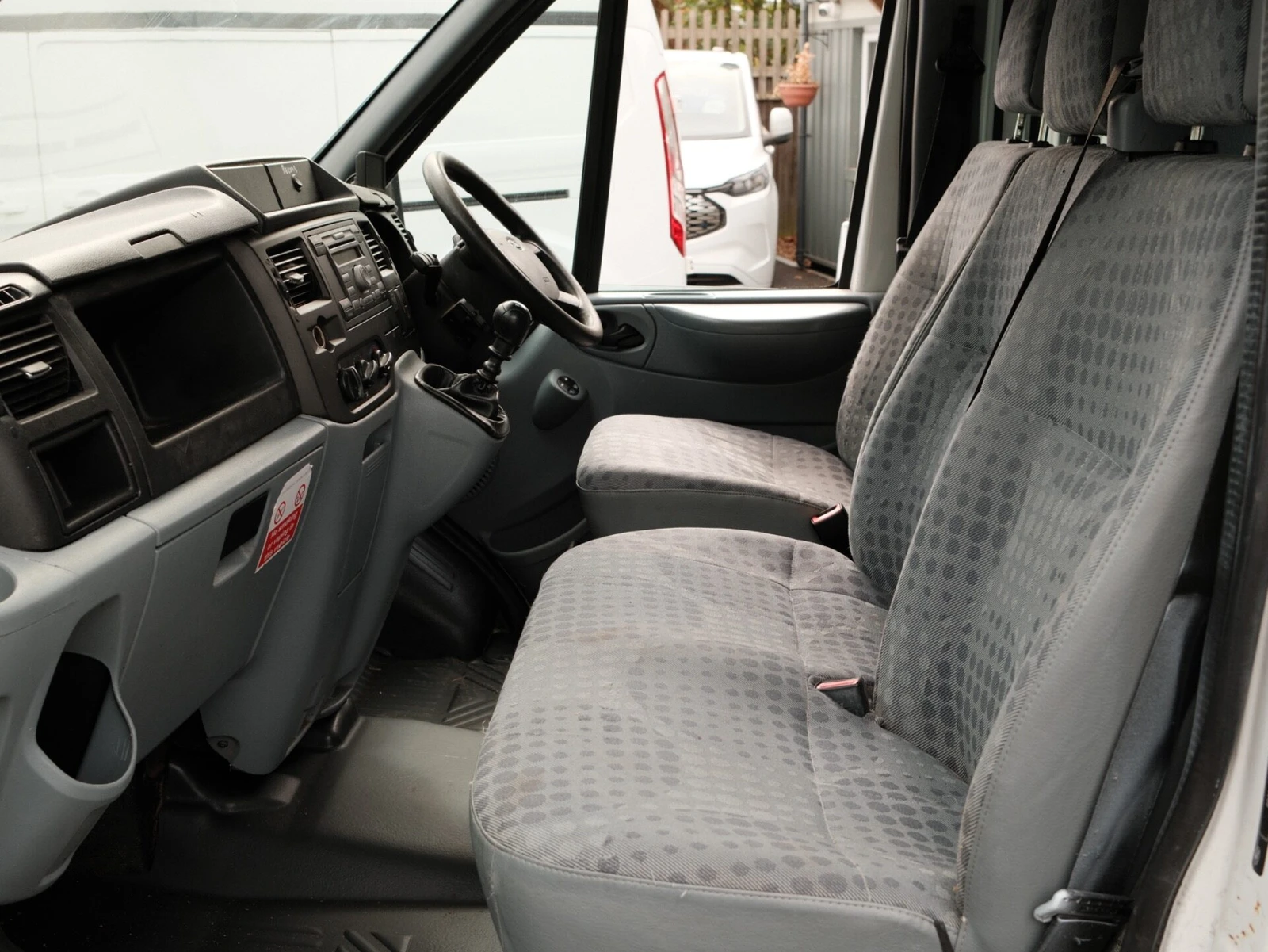 2014 Ford Transit Tipper Van — cab interior
