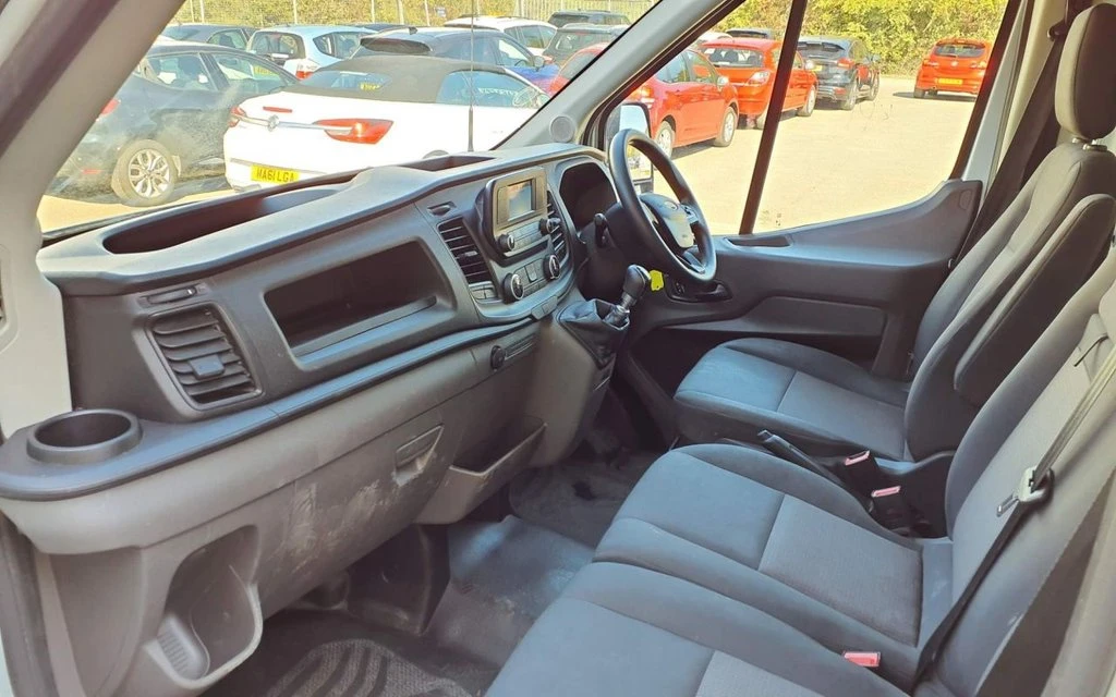 2022 Ford Transit Luton Box Van — cab interior