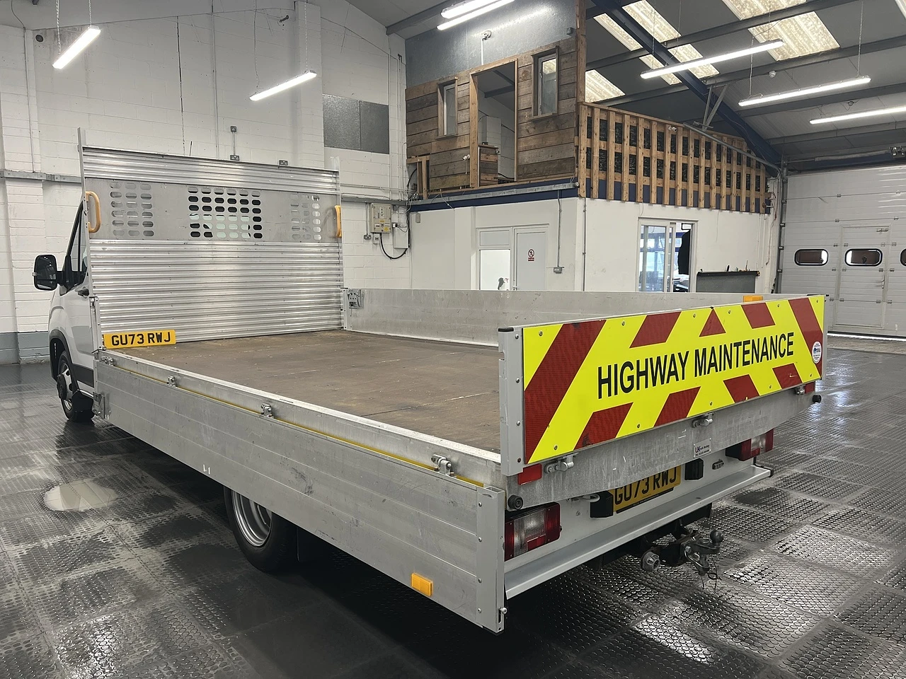 2023 Maxus Deliver 9 Dropside Van — rear three-quarter view