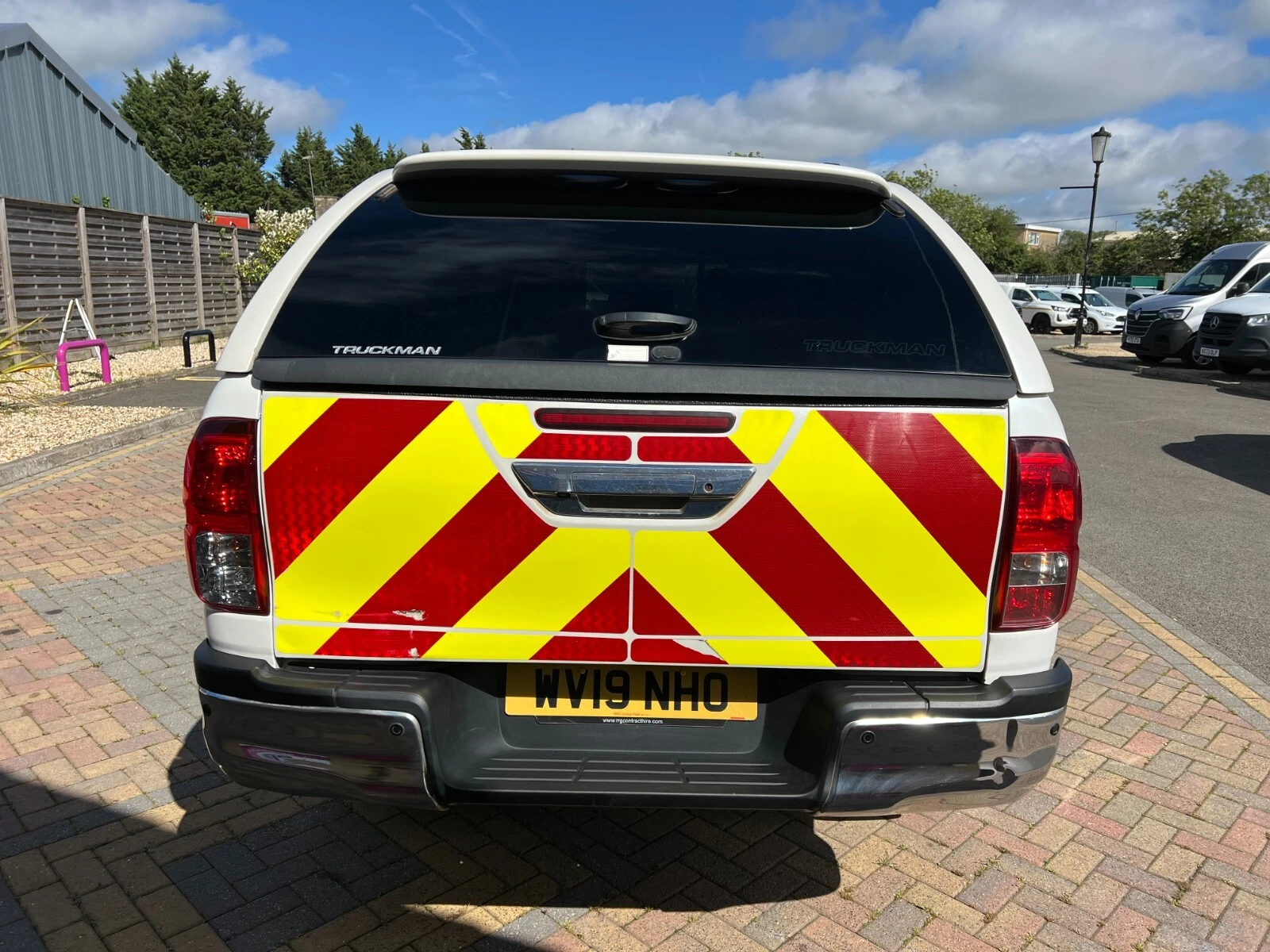 2019 Toyota Hilux Double Cab PickUp Van — rear view